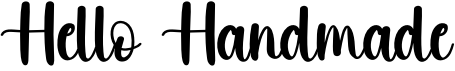 preview image of the Hello Handmade font