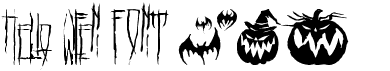preview image of the Hello Ween Font font