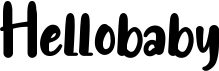 preview image of the Hellobaby font