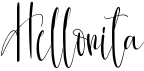 preview image of the Hellonita font