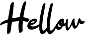 preview image of the Hellow font