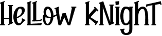 preview image of the Hellow Knight font
