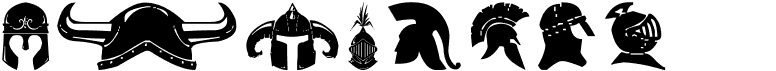 preview image of the Helmets font