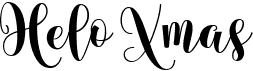 preview image of the Helo Xmas font