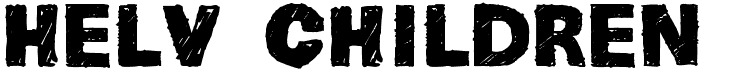 preview image of the Helv Children font