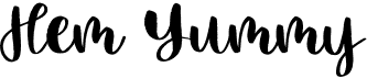 preview image of the Hem Yummy font