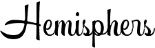 preview image of the Hemisphers font