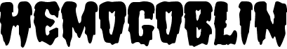 preview image of the Hemogoblin font