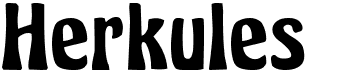preview image of the Herkules font