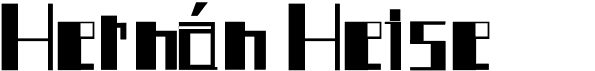 preview image of the Hernán Heise font
