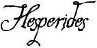 preview image of the Hesperides font