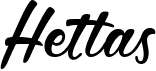 preview image of the Hettas font