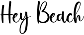 preview image of the Hey Beach font