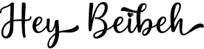 preview image of the Hey Beibeh font