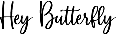 preview image of the Hey Butterfly font