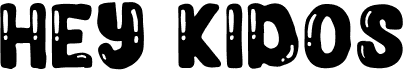 preview image of the Hey Kidos font