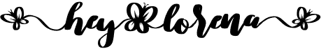 preview image of the Hey Lorena font