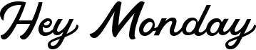 preview image of the Hey Monday font