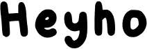 preview image of the Heyho font
