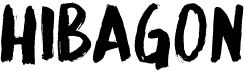 preview image of the Hibagon font