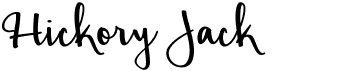 preview image of the Hickory Jack font