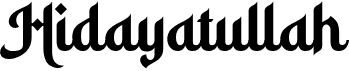 preview image of the Hidayatullah font