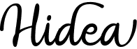preview image of the Hidea font