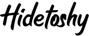 preview image of the Hidetoshy font