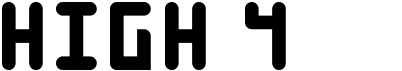 preview image of the High 4 font