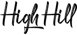 preview image of the High Hill font