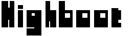 preview image of the Highboot font