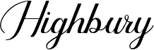 preview image of the Highbury font