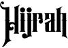 preview image of the Hijrah font
