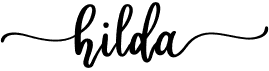 preview image of the Hilda font
