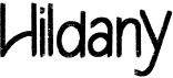 preview image of the Hildany font
