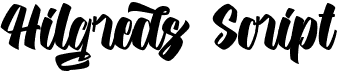 preview image of the Hilgreds Script font