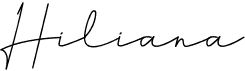 preview image of the Hiliana font