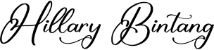 preview image of the Hillary Bintang font