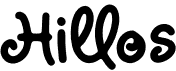 preview image of the Hillos font