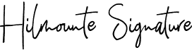 preview image of the Hilmounte Signature font