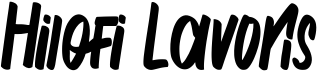 preview image of the Hilofi Lavoris font