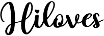 preview image of the Hiloves font