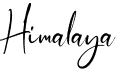 preview image of the Himalaya font