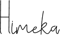 preview image of the Himeka font