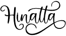 preview image of the Hinatta font