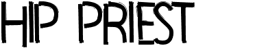 preview image of the Hip Priest font