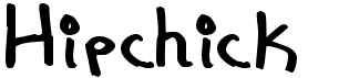 preview image of the Hipchick font