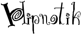 preview image of the Hipnotik font