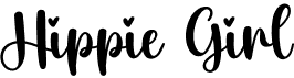 preview image of the Hippie Girl font