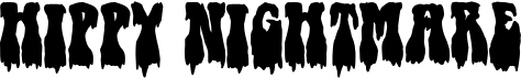 preview image of the Hippy Nightmare font